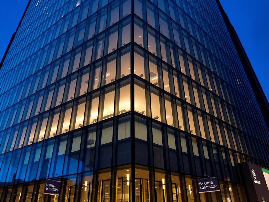 Modern commercial building